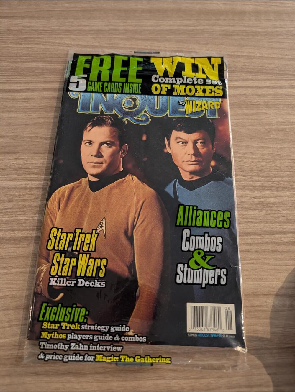Wizard Inquest Magazine Featuring Star Trek & Star Wars Strategy Guide